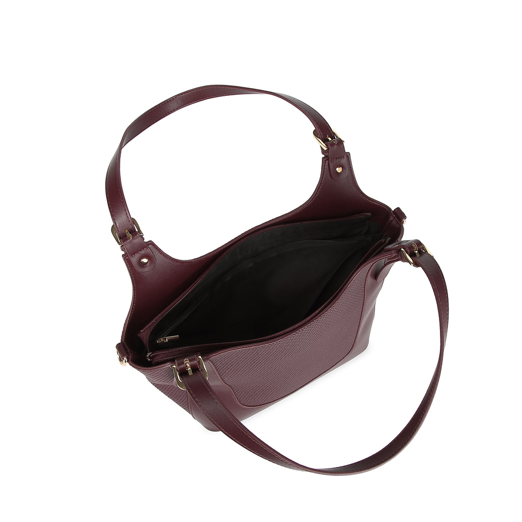 EMPORIO Layla Women Maroon Tote Handbag