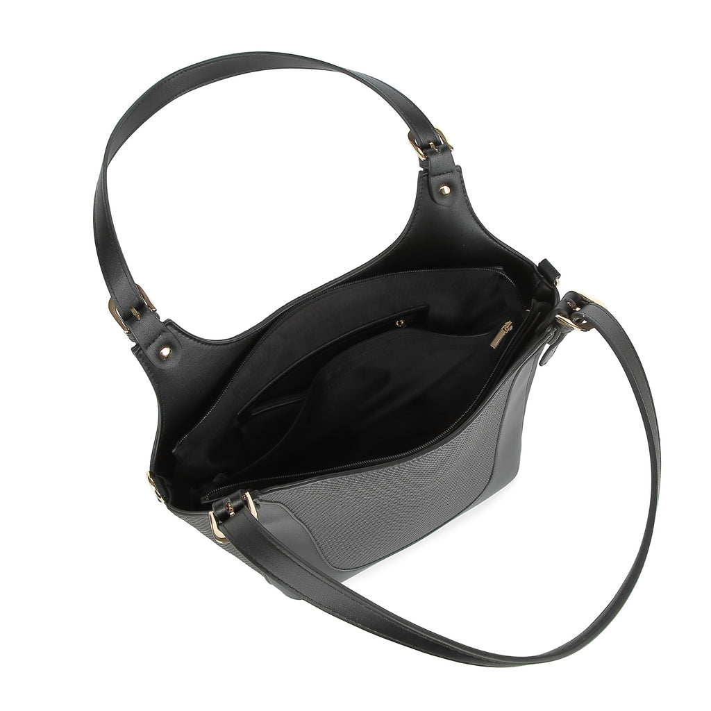 EMPORIO Layla Women Black Tote Handbag