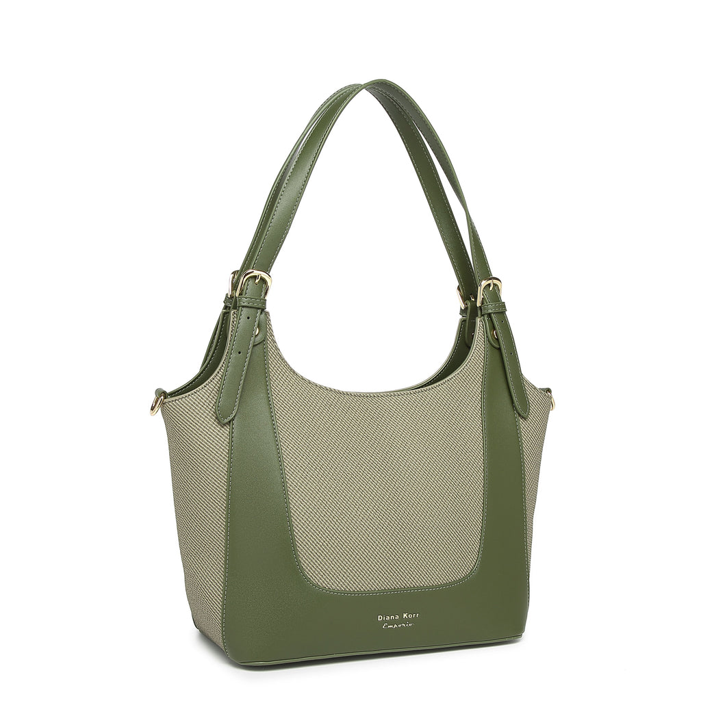 EMPORIO Layla Women Green Tote Handbag