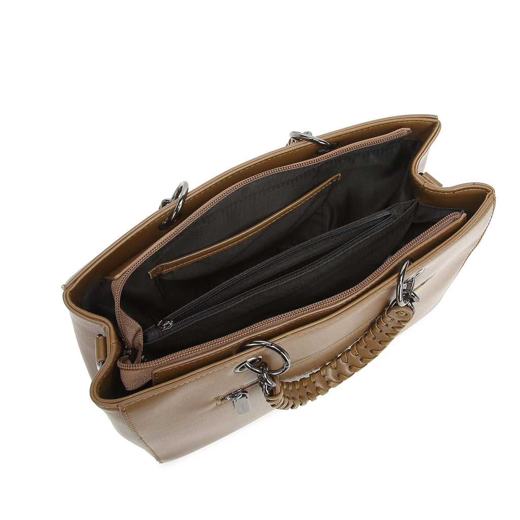 INFINITY CAMEO Women Green Handbag