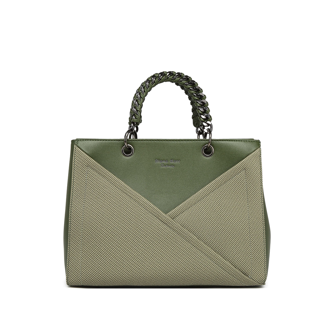 INFINITY CAMEO Women Dark Green Handbag