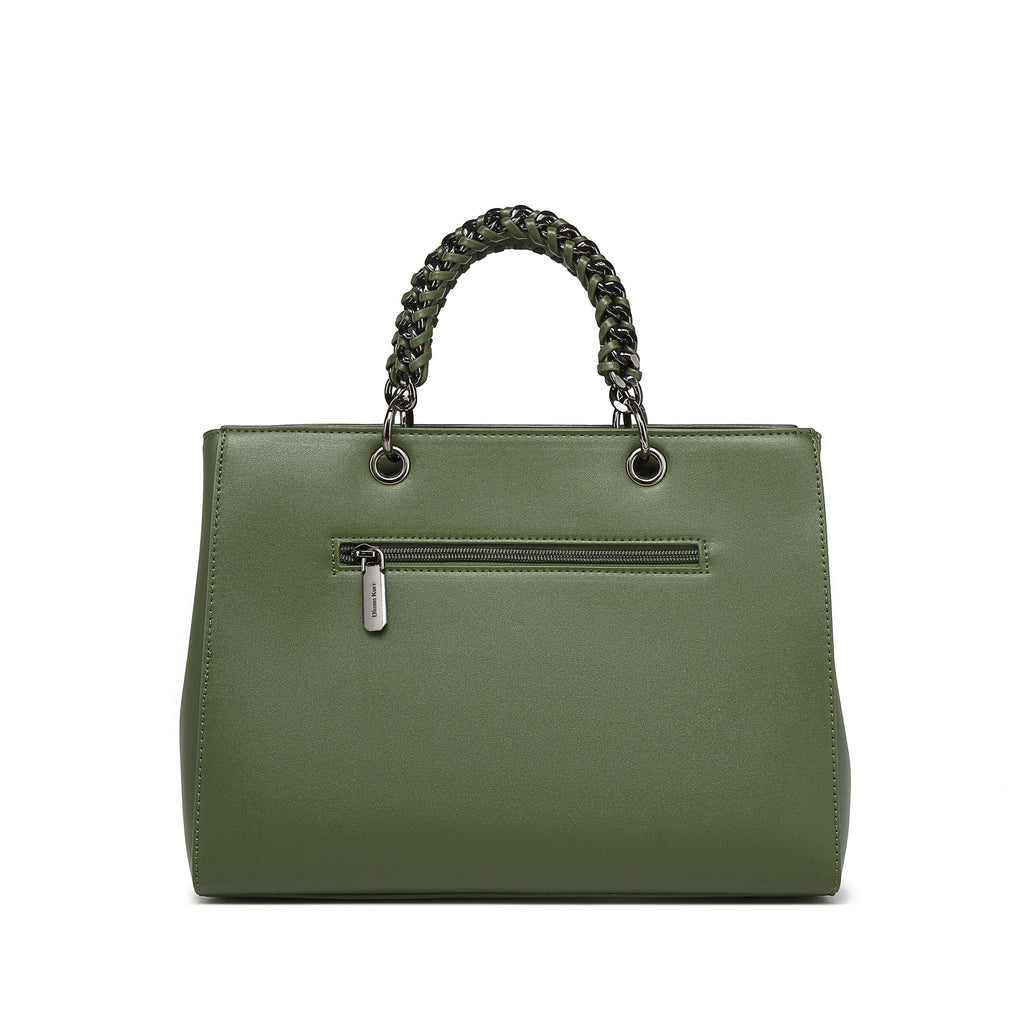 INFINITY CAMEO Women Dark Green Handbag