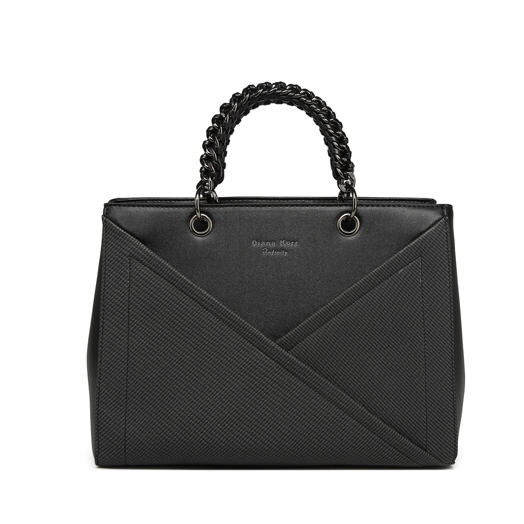 INFINITY CAMEO Women Black Handbag