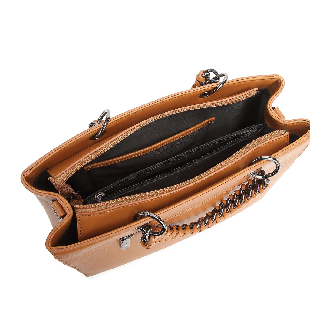 INFINITY CAMEO Women TAN Handbag