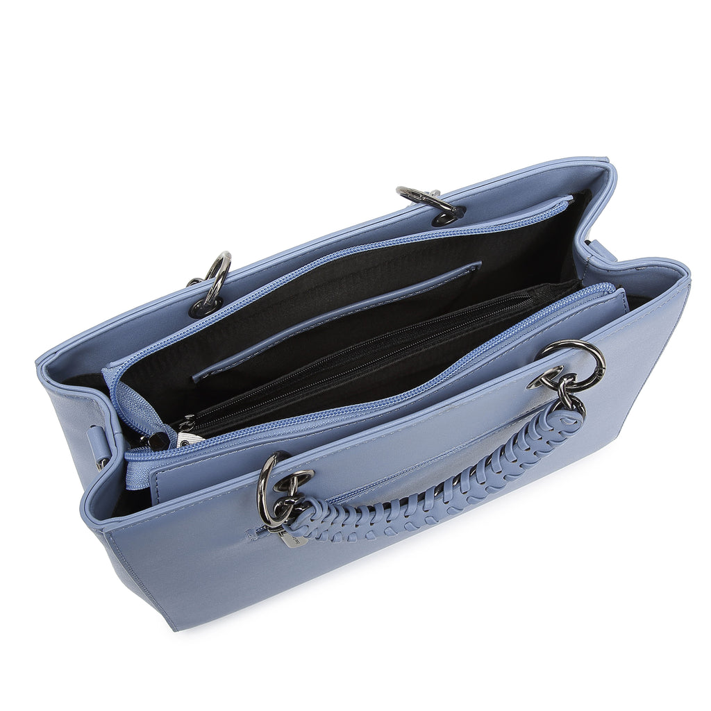 INFINITY CAMEO Women Blue Handbag