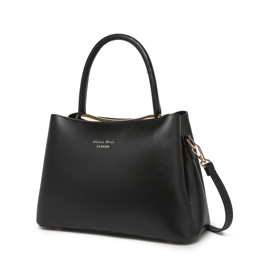 Elara Black Classic Handbag