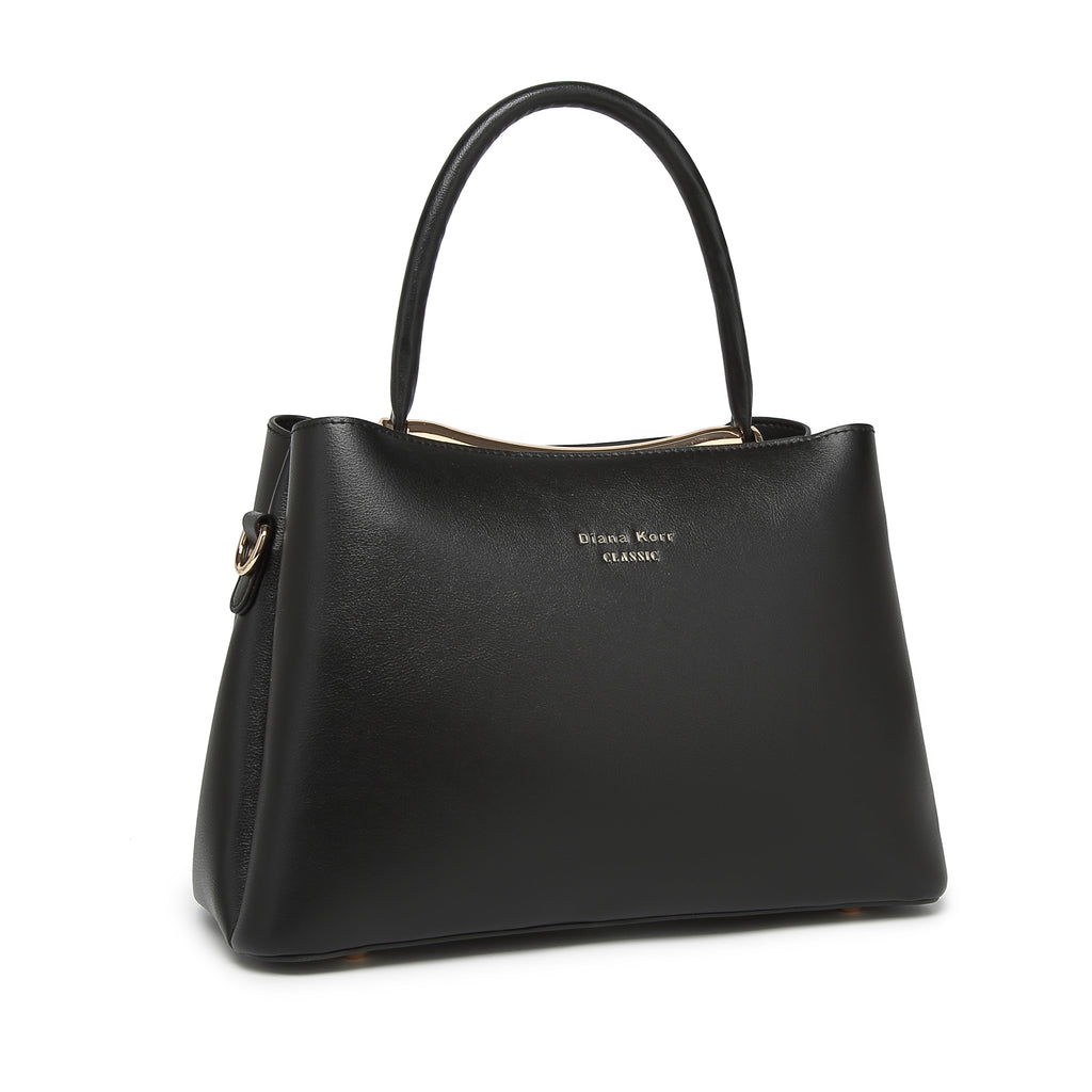 Elara Black Classic Handbag