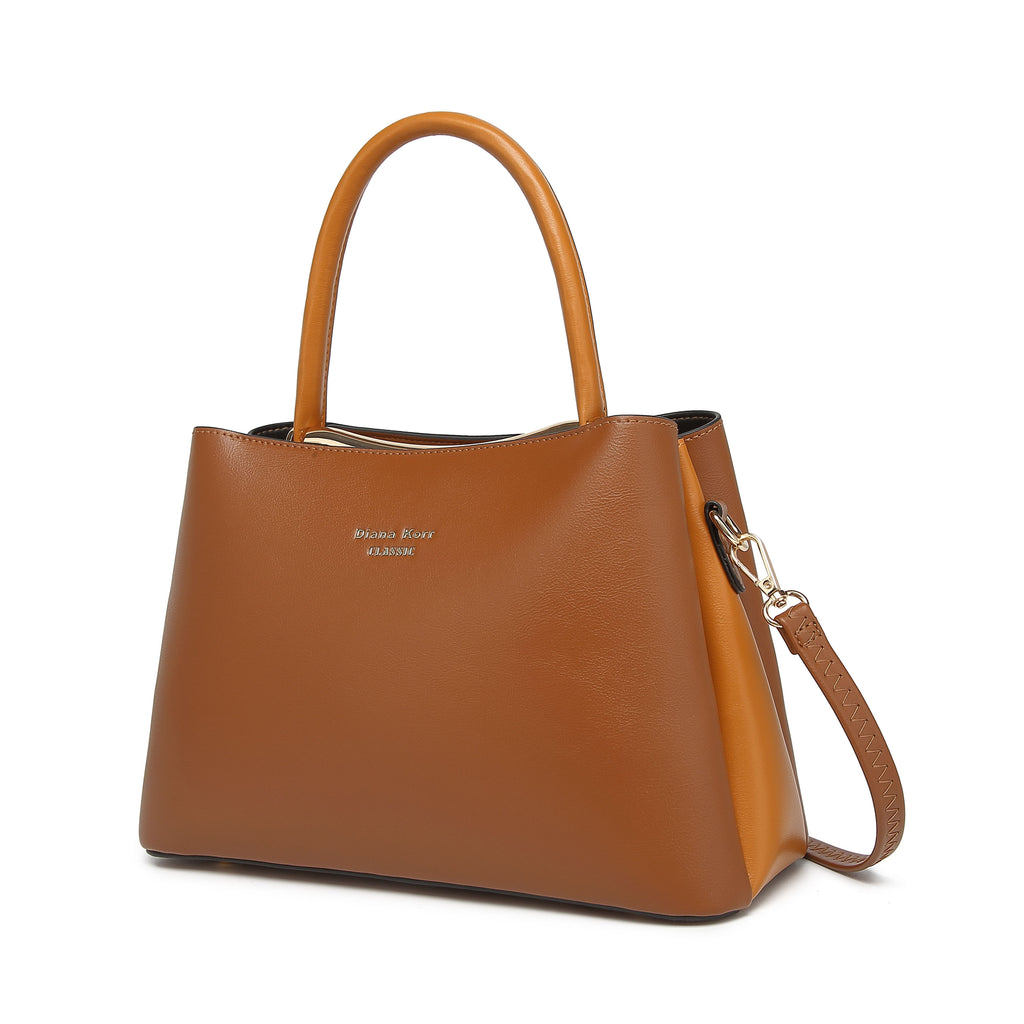 Elara TAN Classic Handbag