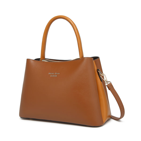 Elara TAN Classic Handbag