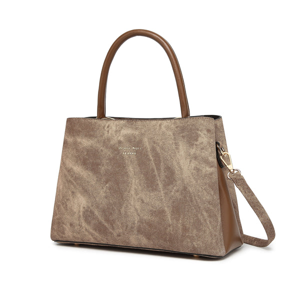 LIANA Brown Classic Handbag