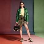 INFINITY FLORAL SATCHEL BAG - Diana Korr 