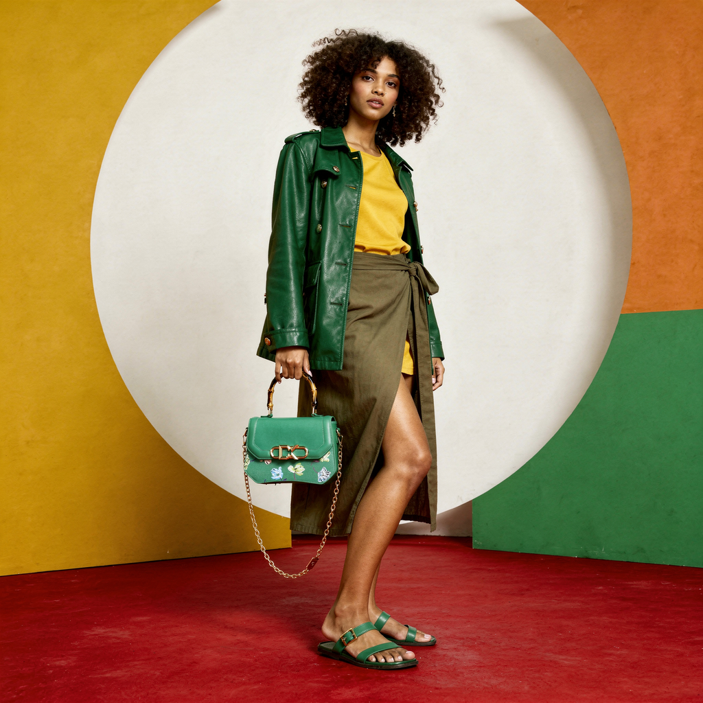 INFINITY FLORAL SATCHEL BAG - Diana Korr 