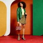 INFINITY FLORAL SATCHEL BAG - Diana Korr 