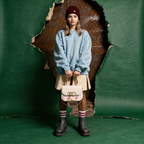 INFINITY FLORAL SATCHEL BAG - Diana Korr 