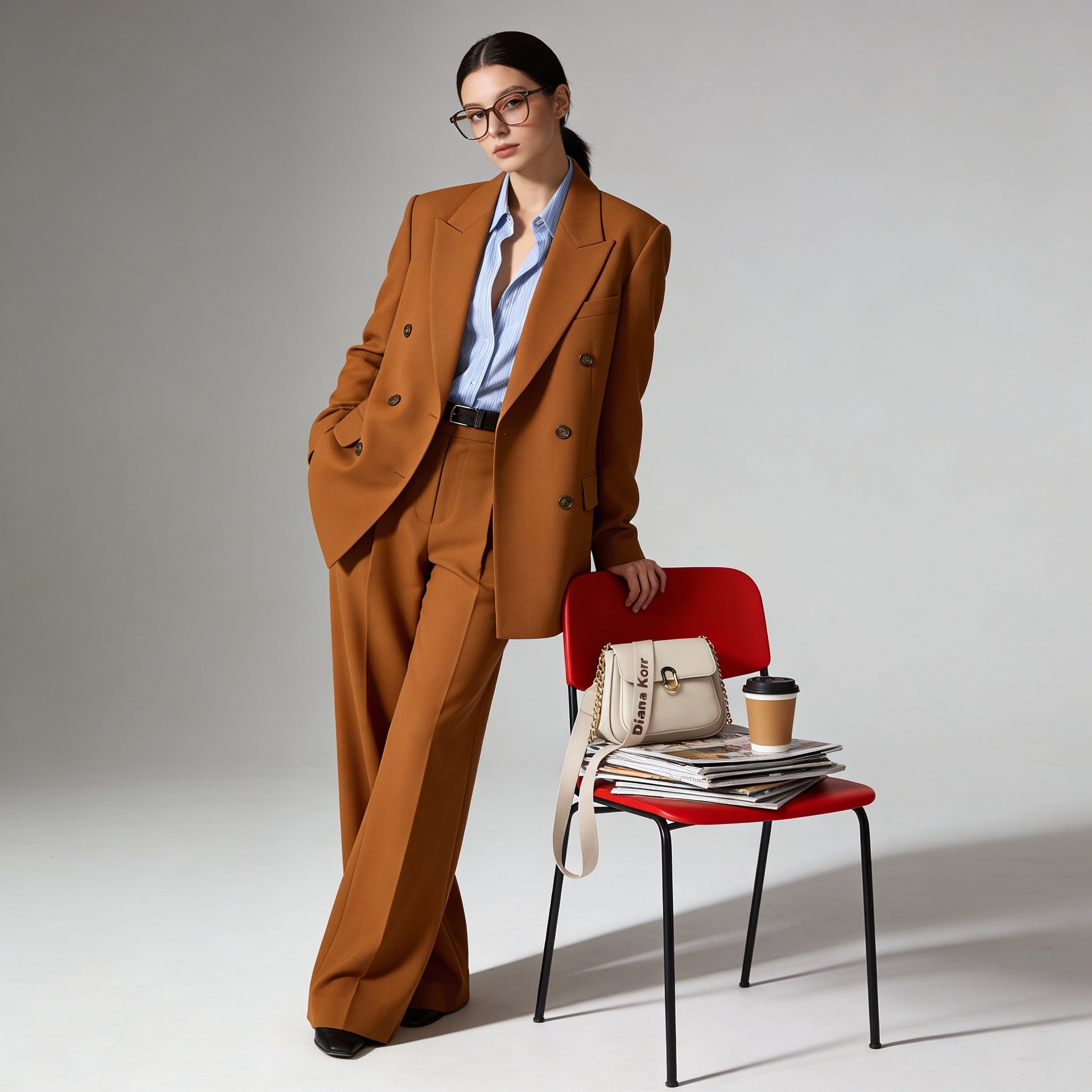 EMPORIO BLACK SHOULDER BAG - Diana Korr 