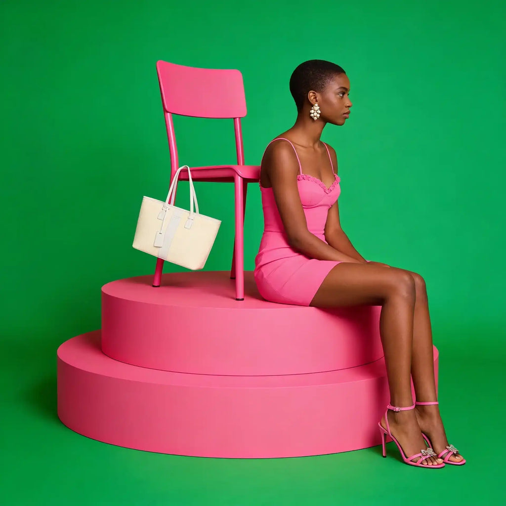 PEARL BLACK CLASSIC TOTE BAG - Diana Korr 