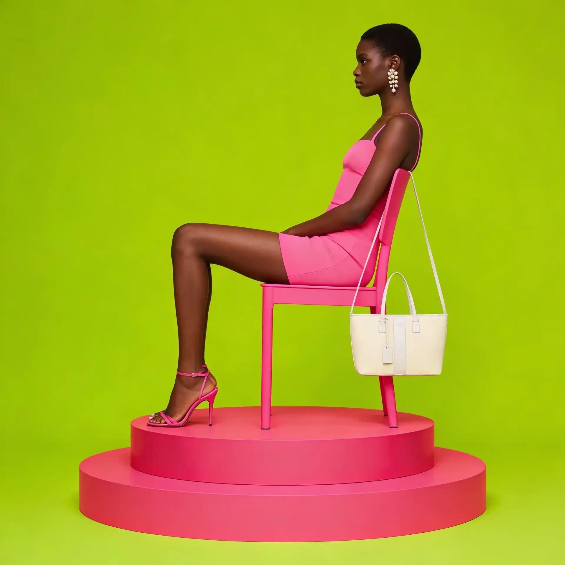 PEARL BLACK CLASSIC TOTE BAG - Diana Korr 