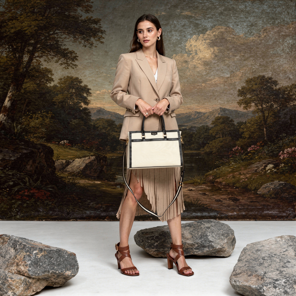 Davina Black Emporio Tote Bag - Diana Korr 