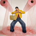 PEARL BLACK CLASSIC TOTE BAG - Diana Korr 